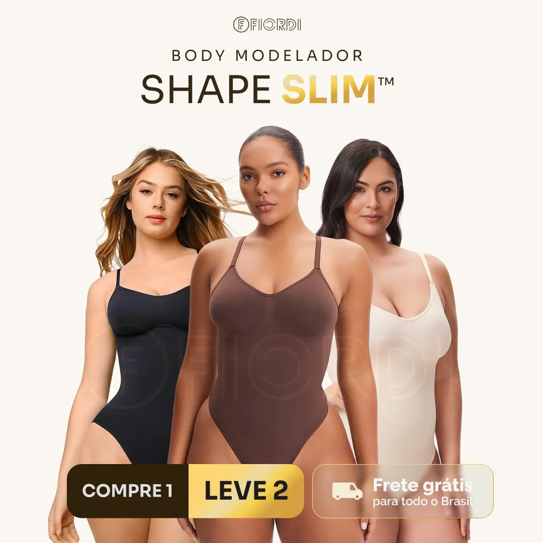 Body Modelador - ShapeSlim™ [COMPRE 1 & LEVE 2]