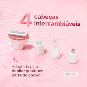 Depilador Elétrico 4 em 1 - DermaFlex®