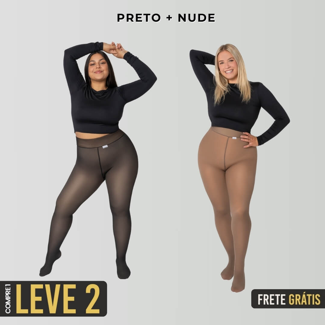 Meia-Calça Peluciada com Lã [Compre 1 & Leve 2]
