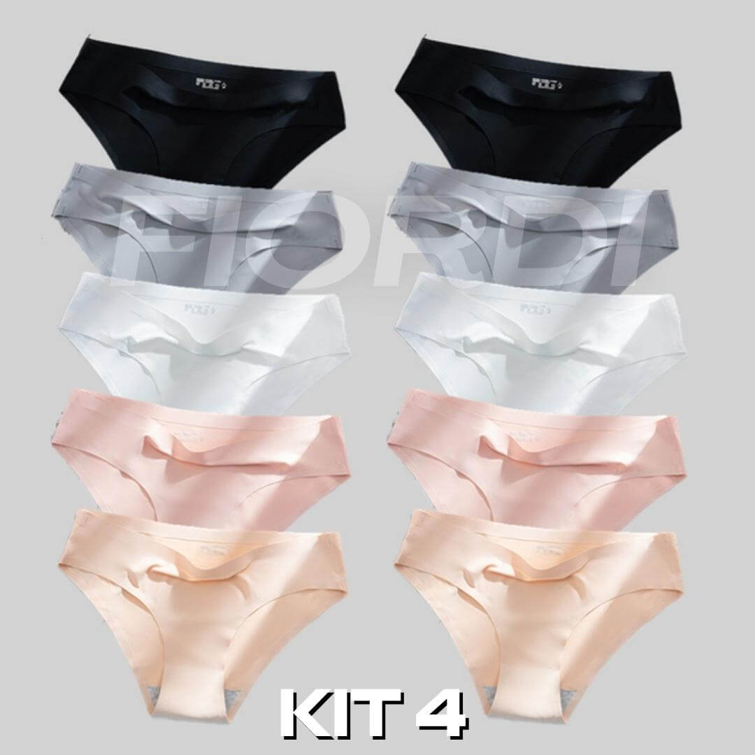 Kit Calcinhas Seda Serena™ [Compre 5 & Leve 10]