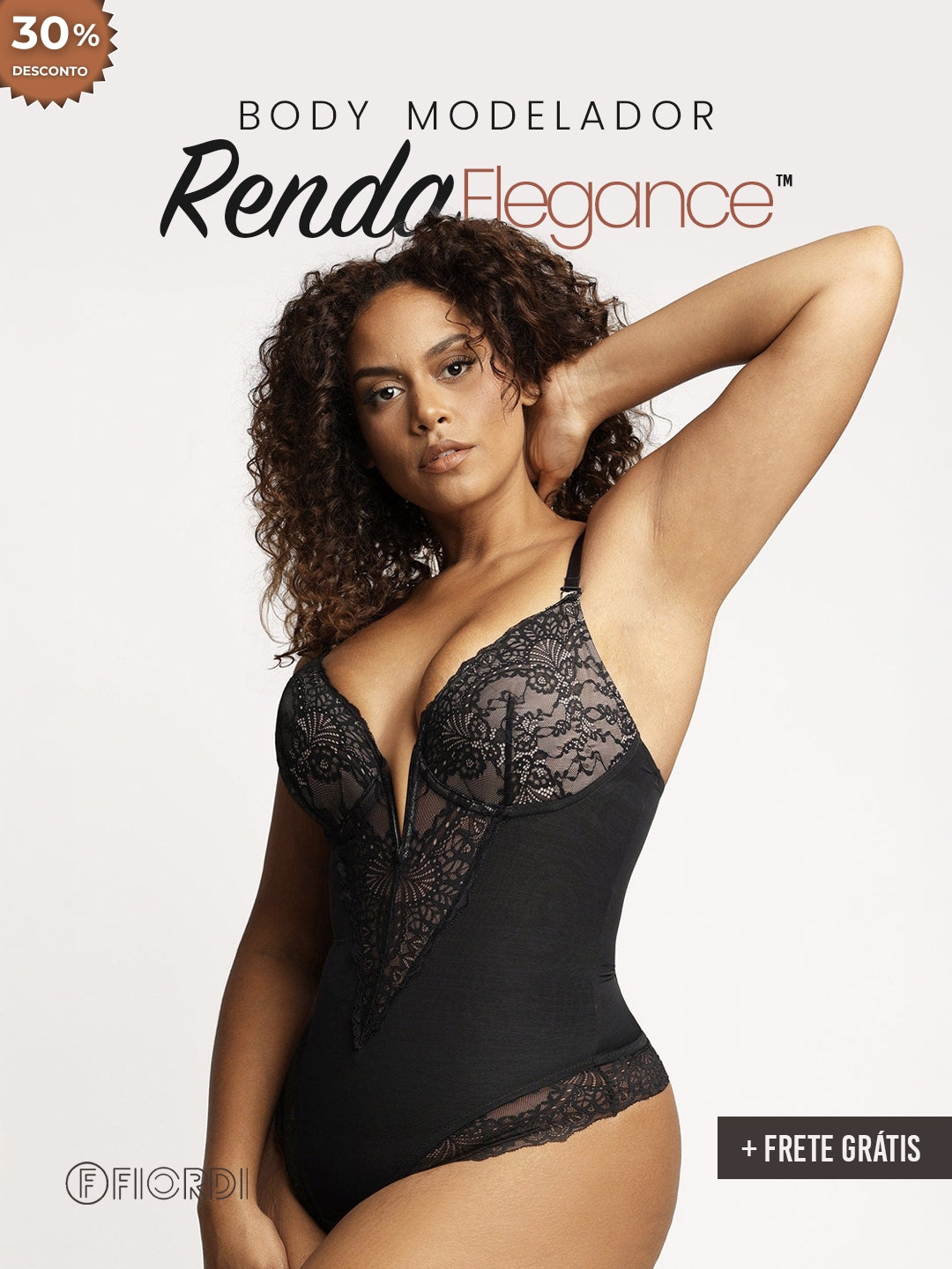 Body Modelador Renda - Elegance™