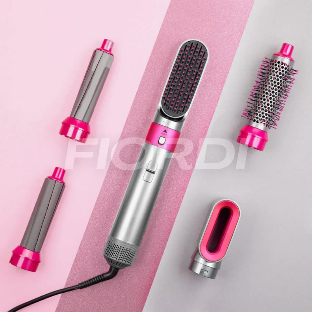 Escova Modeladora 5 em 1 - BeautyHair™ + Brinde