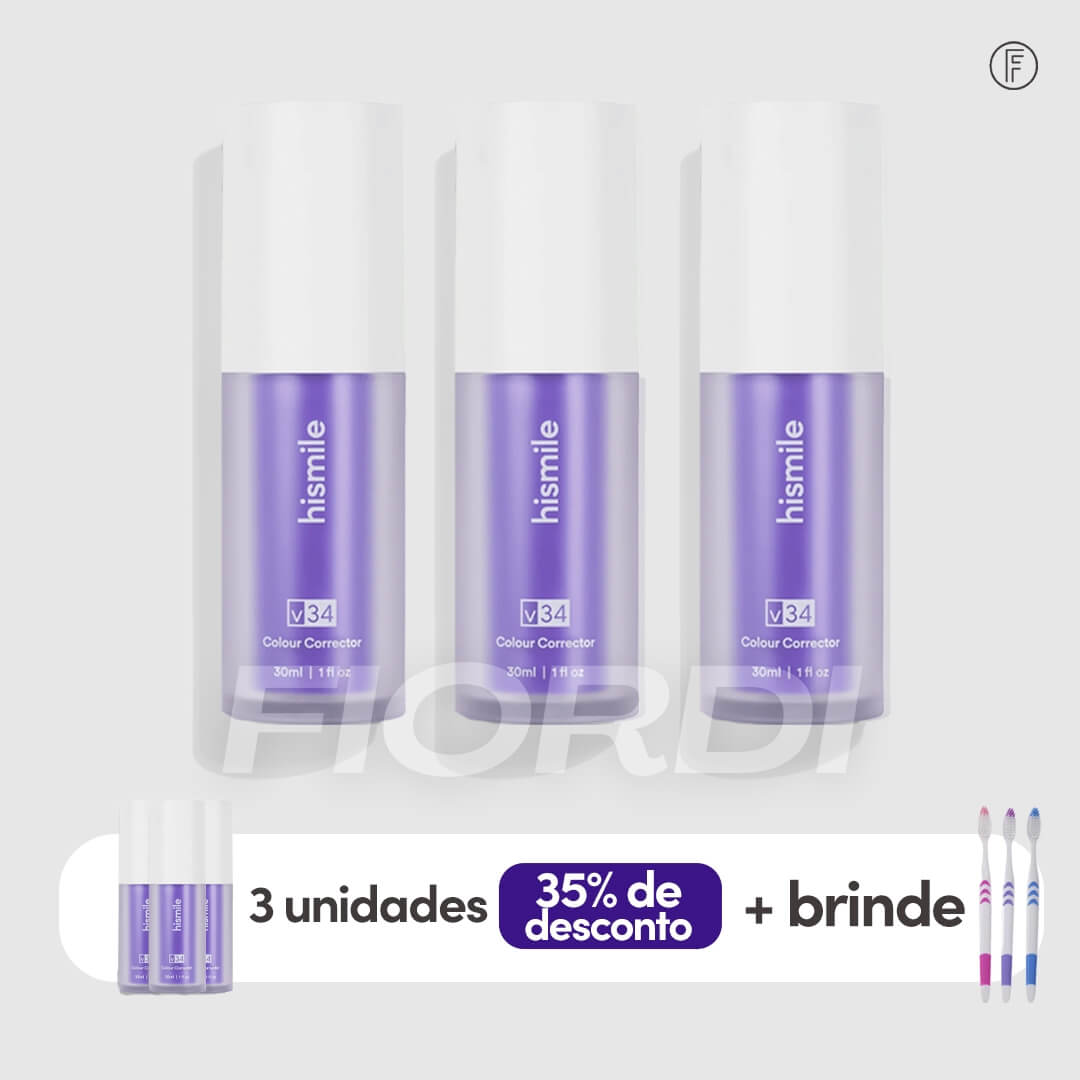 Clareador Dentário - Sérum V34™ + Brinde