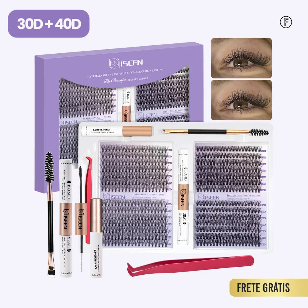 Kit de Extensão de Cílios - LadyUp™