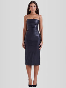 Vestido em Couro Helena