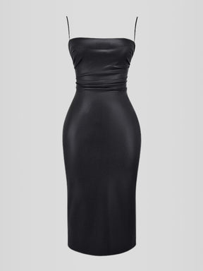 Vestido em Couro Helena
